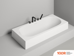 Ванна Salini ORNELLA AXIS KIT 180X80 103511M (S-SENSE, МАТОВЫЙ) (336112)