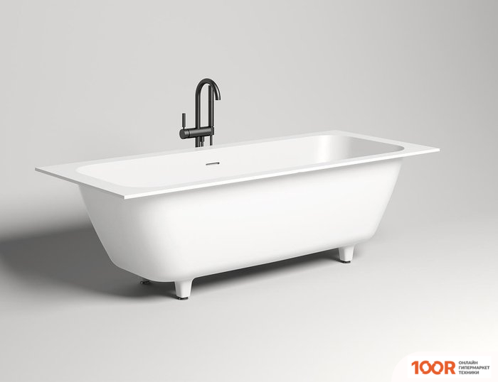 Ванна Salini ORLANDA AXIS KIT 190X80 103321M (S-STONE, МАТОВЫЙ) (336046)