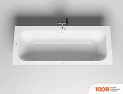 Ванна Salini ORLANDA AXIS KIT 190X80 103321M (S-STONE, МАТОВЫЙ) (336046)