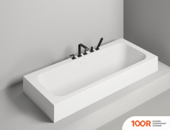 Ванна Salini ORLANDA AXIS 180X80 103222M (S-STONE, МАТОВЫЙ) (336034)