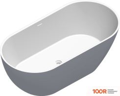 Ванна Radostone ROBERTA 165.5Х79.5 (БЕЛЫЙ/СЕРЫЙ) (335859)
