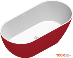 Ванна Radostone ROBERTA 165.5Х79.5 (БЕЛЫЙ/БОРДОВЫЙ) (335858)