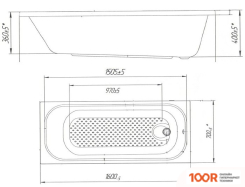 Ванна Poseidon NIKA 160X70 (335836)