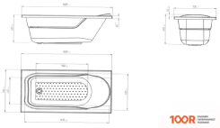 Ванна Poseidon MAYA 160X70 (335833)