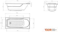 Ванна Poseidon MAYA 150X70 (335832)