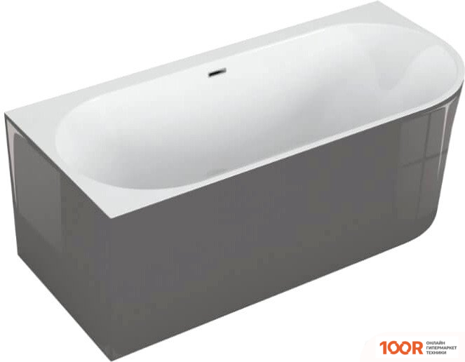 Ванна Polimat SOLA 160X75 L 00041 (ГРАФИТ) (335790)