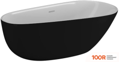 Ванна Polimat SHILA 170X85 00345 (ЧЕРНЫЙ МАТОВЫЙ) (335768)