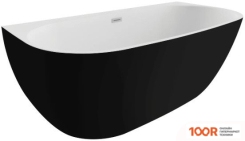 Ванна Polimat RISA 170X80 00443 (ЧЕРНЫЙ МАТОВЫЙ) (335761)