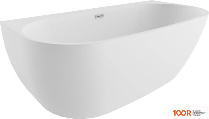 Ванна Polimat RISA 170X80 (ПРИСТЕННАЯ, БЕЛЫЙ) (335759)