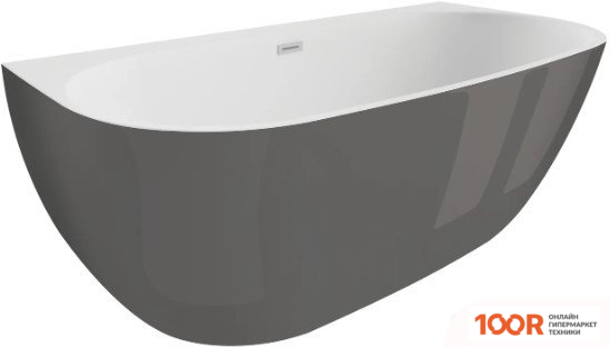 Ванна Polimat RISA 160X80 00482 (ГРАФИТ) (335757)