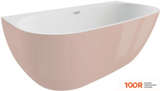 Ванна Polimat RISA 160X80 00480 (РОЗОВЫЙ) (335755)