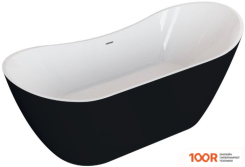 Ванна Polimat ABI 180X80 00044 (ЧЕРНЫЙ МАТОВЫЙ) (335697)