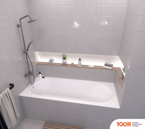 Ванна Marmo Elite АСТИ 180 (БЕЛЫЙ) (335636)