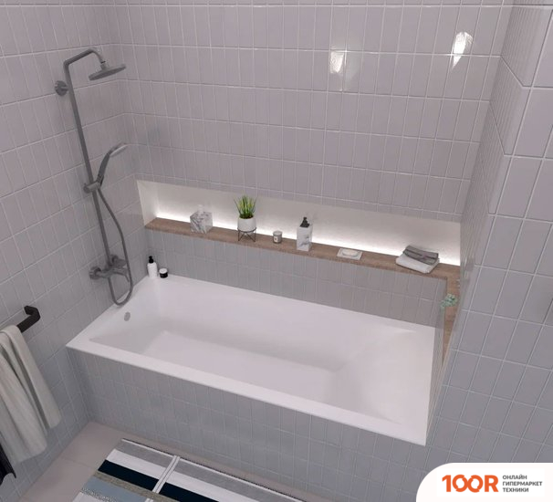 Ванна Marmo Elite АВИНЬОН 175Х80 (БЕЛЫЙ) (335633)