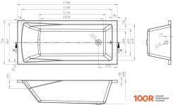 Ванна Lavinia Boho ONE 170X75 3701075P (335513)