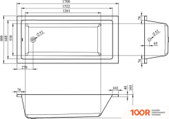 Ванна Lavinia Boho ELEMENT 170X80 37090080 (335468)