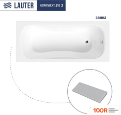 Ванна Lauter SOPHIA 170 21205170 (С СЕРЫМ ПОДГОЛОВНИКОМ) (335351)