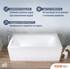 Ванна Lauter SERAPHINA 160X80 2112160L (С НОЖКАМИ) (335315)