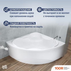 Ванна Lauter RIVIERA 140X140 21050140 (С КАРКАСОМ) (335302)