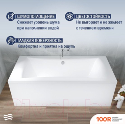 Ванна Lauter BELGRAVIA 180X80 21110180 (С НОЖКАМИ) (334918)