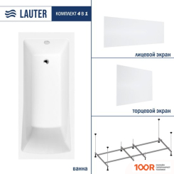 Ванна Lauter AURORA 180X80 21010080 (С КАРКАСОМ) (334883)