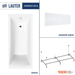 Ванна Lauter AURORA 150X70 21010050 (С КАРКАСОМ И ЛИЦЕВЫМ ЭКРАНОМ) (334860)