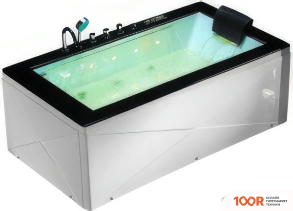 Ванна Gemy G9258 180X100 (С ГИДРОМАССАЖЕМ) (334693)