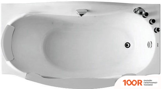 Ванна Gemy G9072 C R 171X92 (334665)