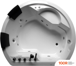 Ванна Gemy G9053 B 185X162 (С ГИДРОМАССАЖЕМ) (334648)