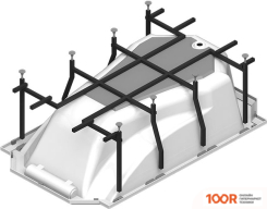 Ванна Fra Grande ЭСТЕЛОНА 190X110 4-01-2-0-5-409 (ХРОМ) (334637)