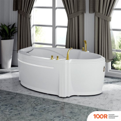 Ванна Fra Grande НИЦЦА 190X110 4-01-2-0-0-406 (ХРОМ) (334603)