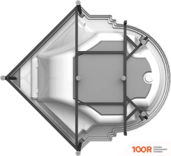 Ванна Fra Grande МОНТЕ-КАРЛО 149X149 4-01-0-0-1-401П (ПЕРЛАМУТРОВЫЙ) (334592)
