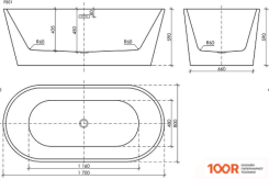 Ванна Ceramica Nova FB01 170X80 (334450)