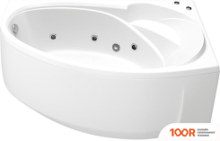 Ванна BAS ФЛОРИДА 160X88 (ПРАВАЯ, С ГИДРОМАССАЖЕМ FLAT) (334398)