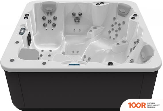 Ванна Aquavia Spa VELVET (WHITE/GRAPHITE WOODERMAX) (334313)