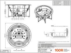 Ванна Aquavia Spa ROUND 2 (WHITE) (334241)
