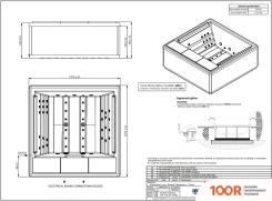 Ванна Aquavia Spa QUANTUM (PEARL SHADOW/BUTTERFLY WOODERMAX) (334213)