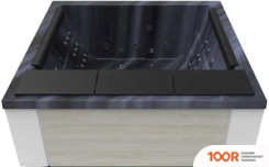 Ванна Aquavia Spa QUANTUM (PEARL SHADOW/BUTTERFLY WOODERMAX) (334213)