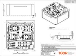 Ванна Aquavia Spa NICE (STERLING/WALNUT WOODERMAX) (334188)