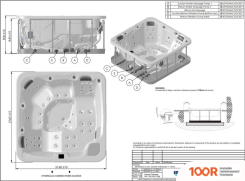 Ванна Aquavia Spa MENORCA (CAMEO) (334164)
