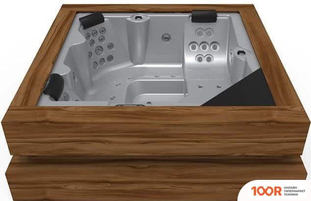 Ванна Aquavia Spa CUBE ERGO (SILVER/WALNUT) (334110)