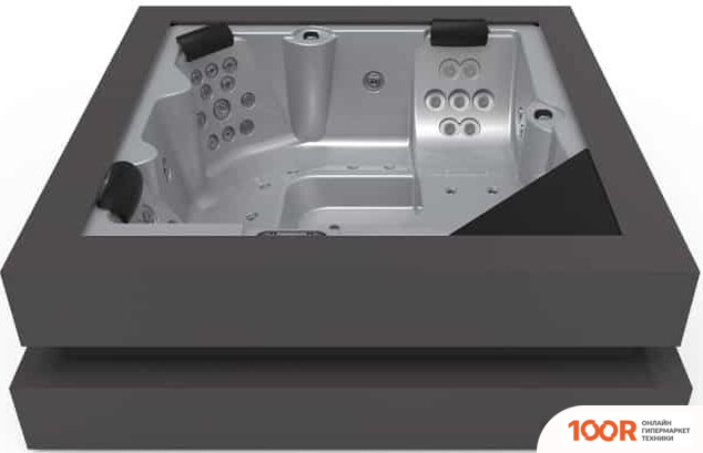 Ванна Aquavia Spa CUBE ERGO (SILVER/GRAPHITE) (334107)
