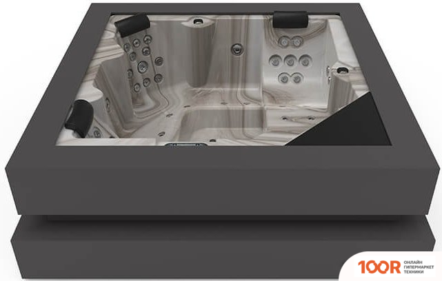 Ванна Aquavia Spa CUBE ERGO (SAND/GRAPHITE) (334103)
