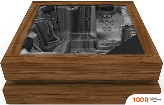 Ванна Aquavia Spa CUBE ERGO (PEARL SHADOW/WALNUT) (334102)