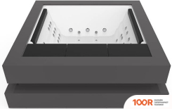 Ванна Aquavia Spa CUBE (WHITE/GRAPHITE) (334095)