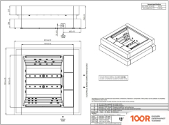 Ванна Aquavia Spa CUBE (STERLING/SOLID SURFACE) (334092)