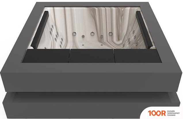 Ванна Aquavia Spa CUBE (SAND/GRAPHITE) (334083)