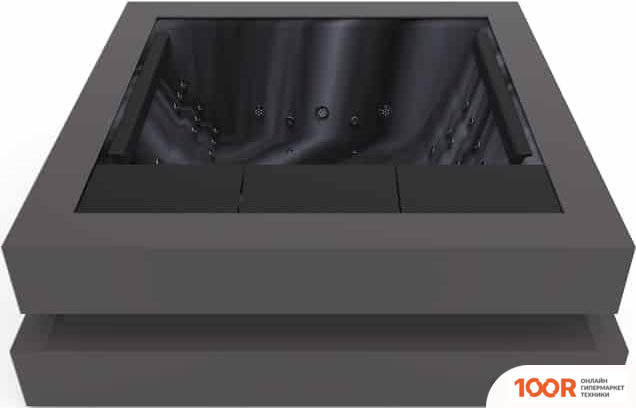 Ванна Aquavia Spa CUBE (PEARL SHADOW/GRAPHITE) (334079)