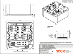 Ванна Aquavia Spa AQUALIFE (SILVER/THUNDER WOODERMAX) (334046)
