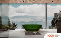 Ванна Abber KRISTALL 180X85 AT9702 EMERALD (333886)